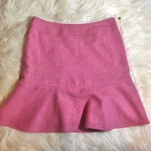 Gap - wool pink skirt fit & flare
